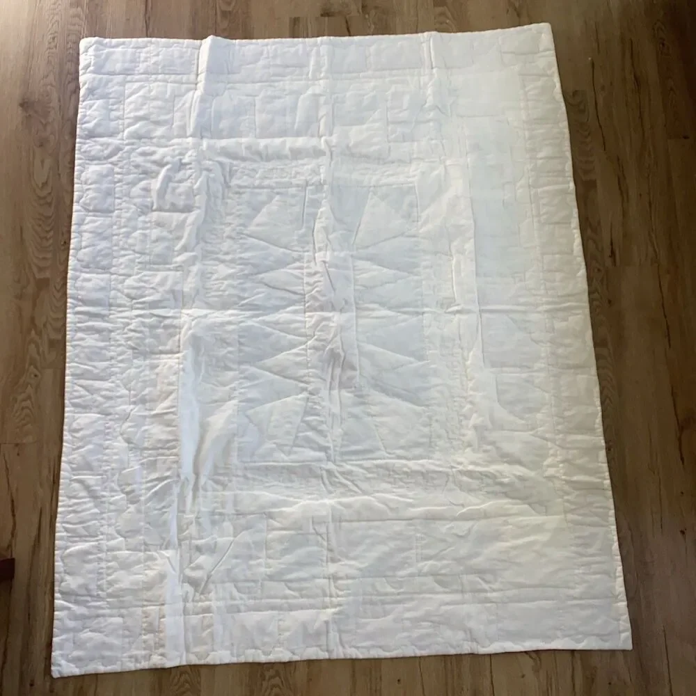 Vintage-Style Christmas Train Quilt - Extra Long Bed/Table Runner (46